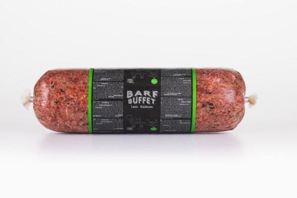 BB103 Barf Buffet Lamb Turkey Sausage (1kg)v2
