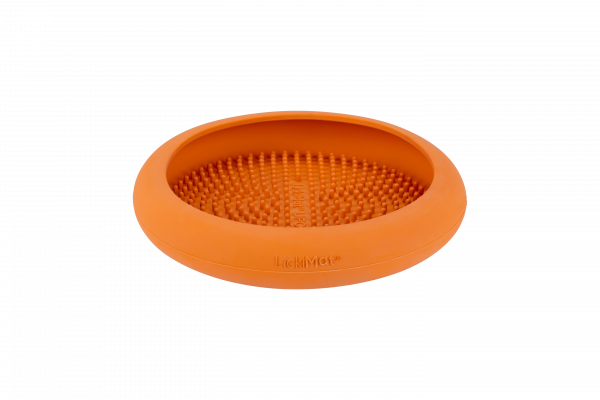 9349785000975 LM5201OR-R LickiMat UFO Orange (1)